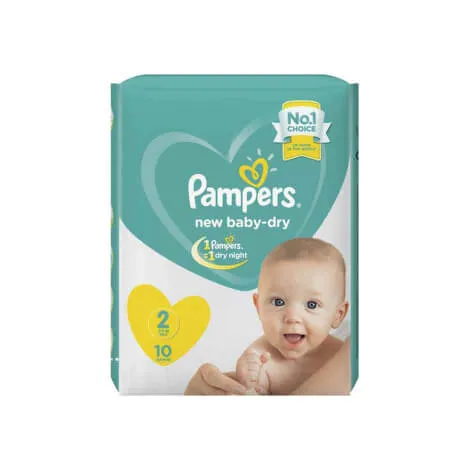 weekend Interactie Discrepantie Pampers Baby Dry diapers Size 2, Mini, 3-8 Kg - 10 diapers - Chefaa
