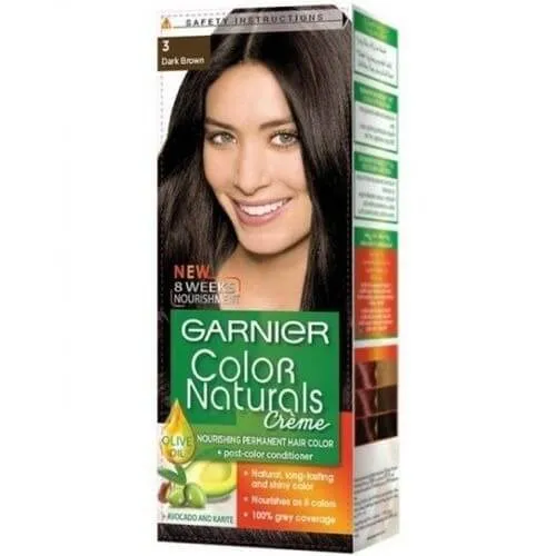 Garnier | Color Naturals Crème Hair Color | 3 Dark Brown - Chefaa