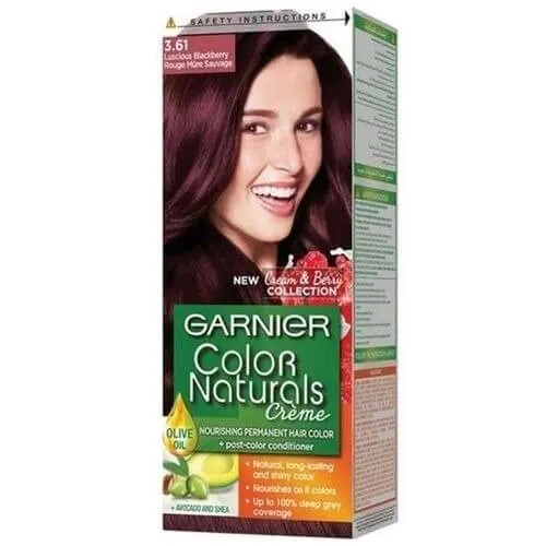 Garnier | Color Naturals Crème Hair Color  Luscious Blackberry -  Chefaa