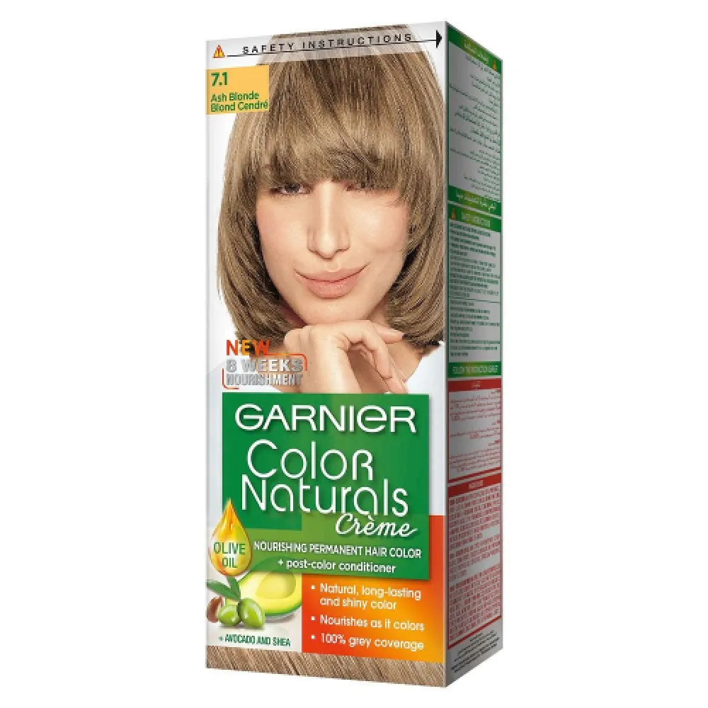 Garnier | Color Naturals Crème Hair Color  Light Ash Blonde Cendre -  Chefaa