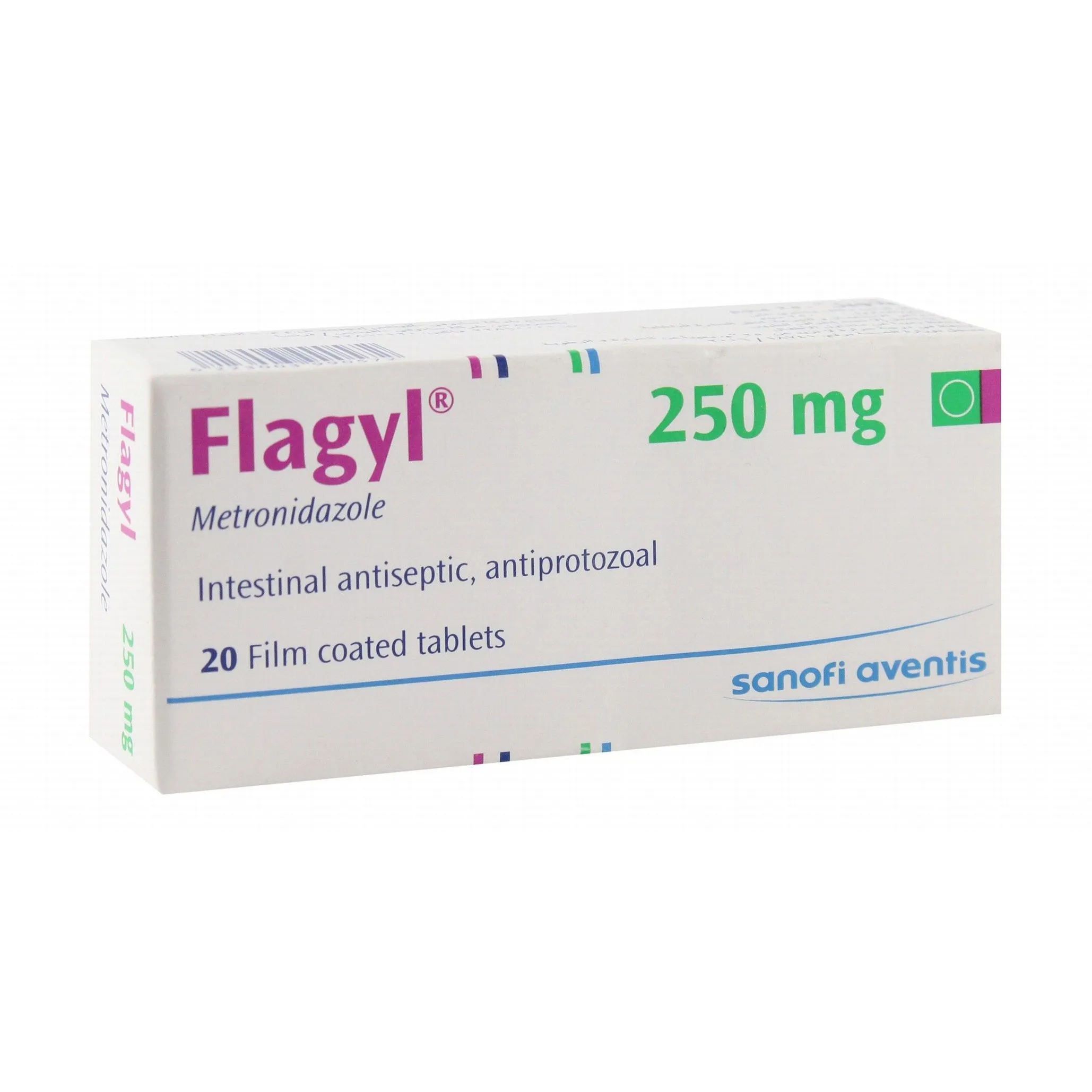 void Tutor Lyrical Flagyl | Intestinal Antiseptic 250ml | 20 Tabs - Chefaa