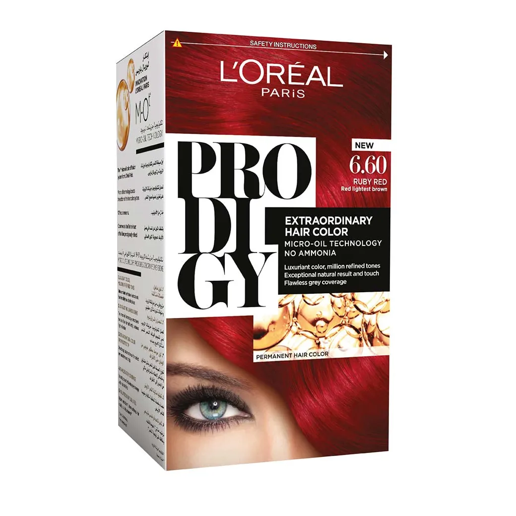 L'Oreal Paris | Prodigy Ammonia Free Hair Color  Intense Red - Chefaa