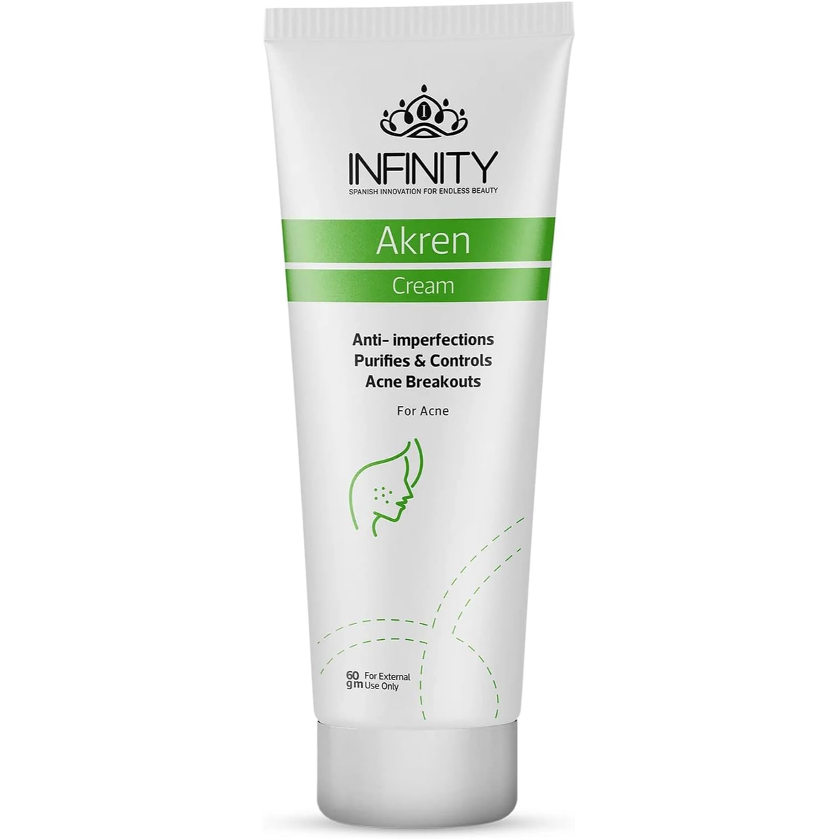 انفينيتي كريم اكرين لعلاج حب الشباب 60 جم