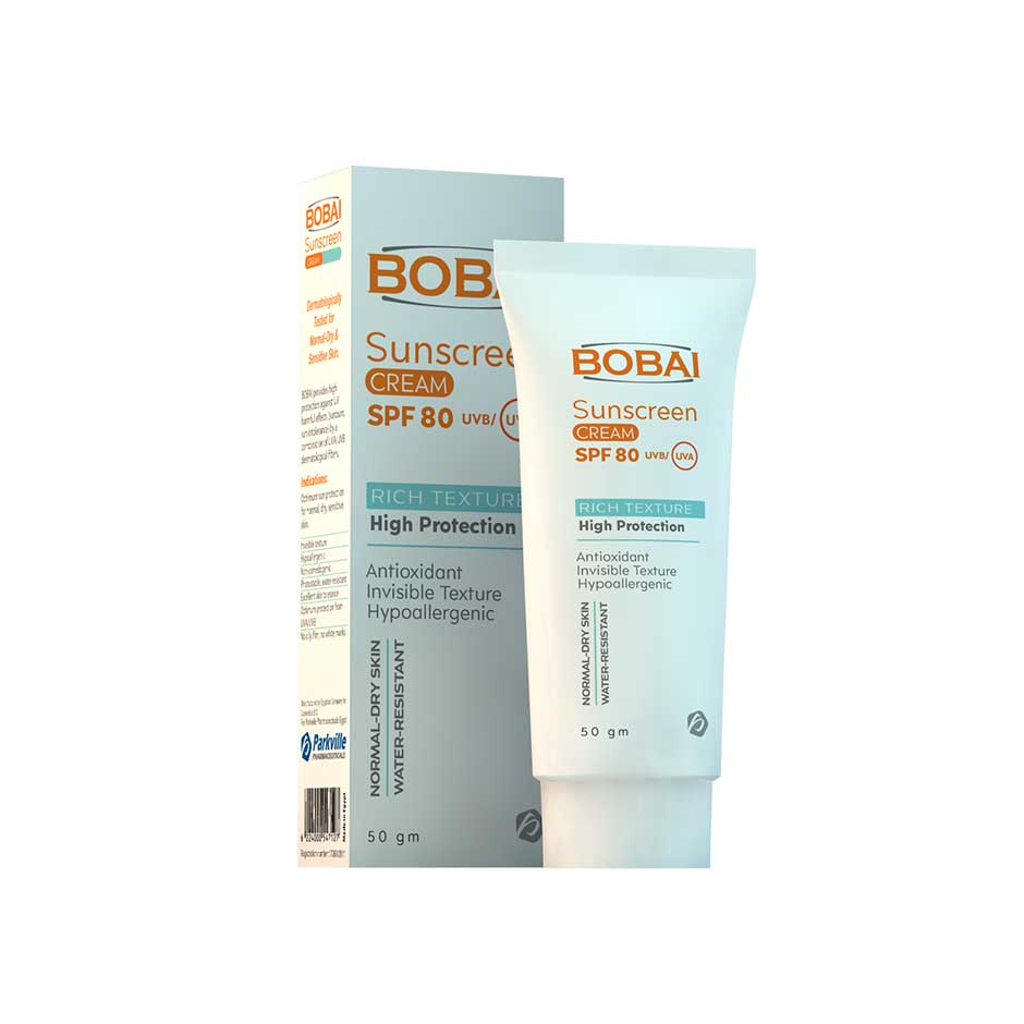 Bobai | Sunscreen SPF 80 Cream Tinted | 50gm