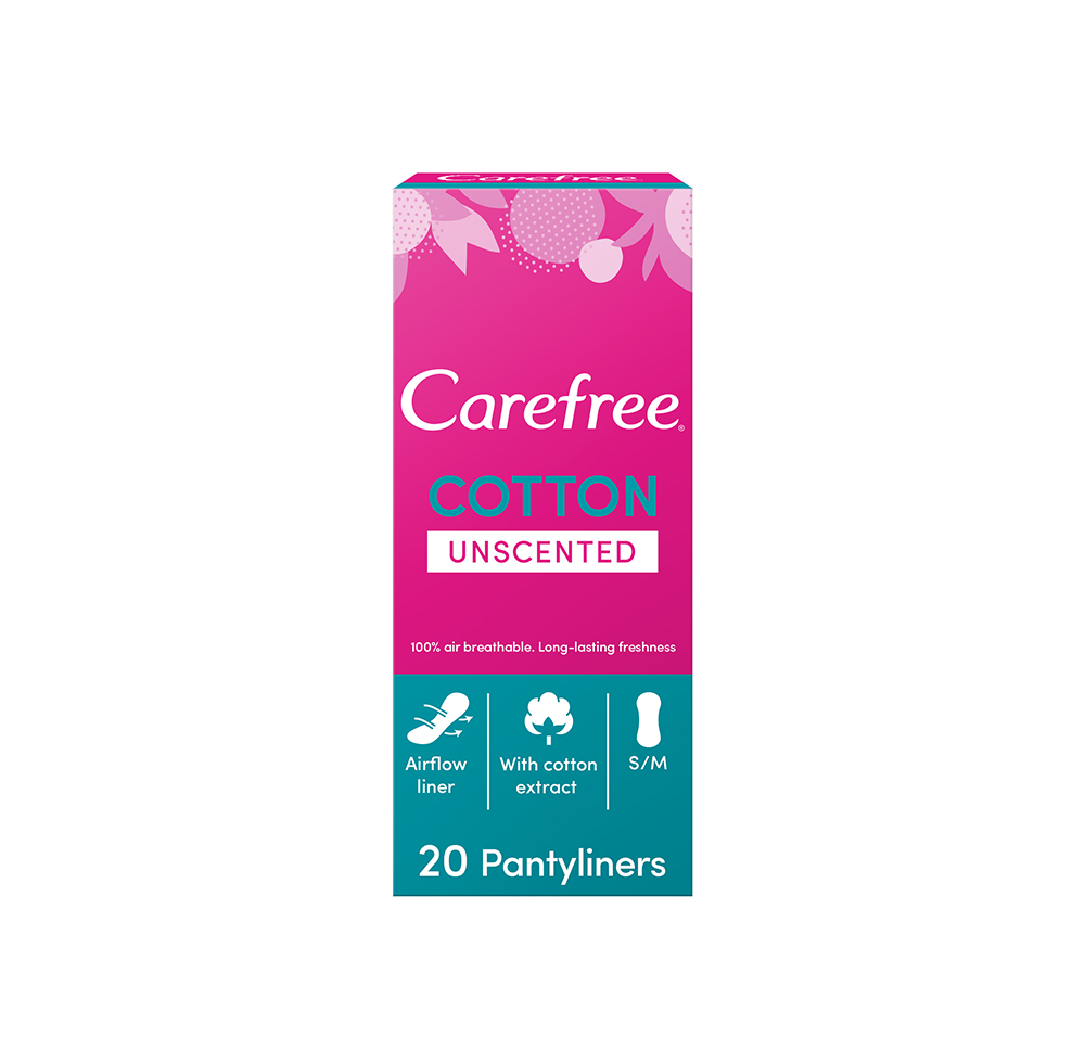 Carefree | Cotton Extract Breathable Pad | 20 Pcs