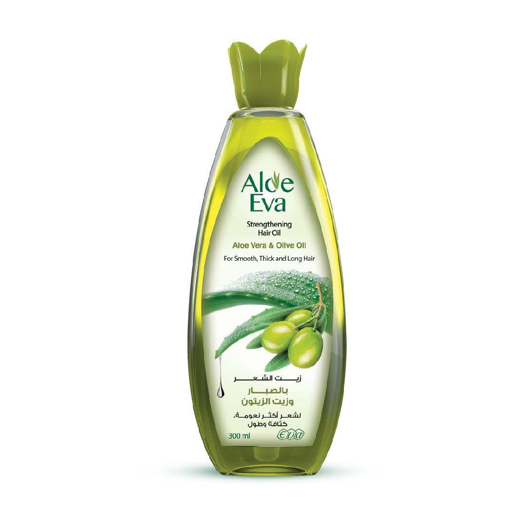 Aloe Eva | Hair Oil with Aloe Vera and Olive Oil | 300ml