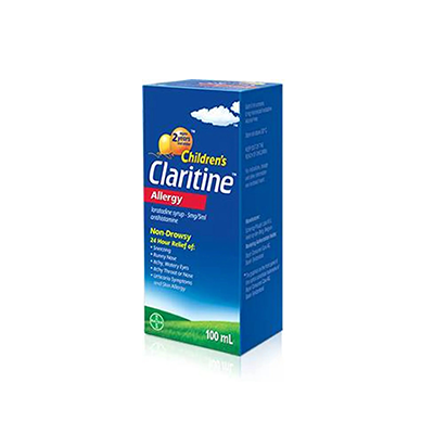 كلاريتين شراب | للحساسية والجيوب الأنفية والزكام | 100 مل