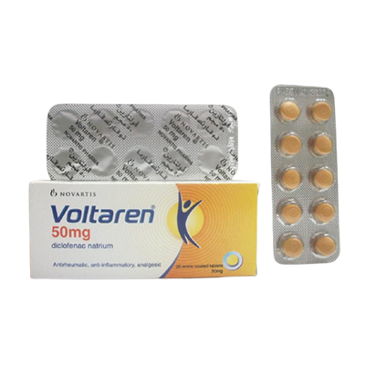 فولتارين اقراص 50 مجم مسكن للعظام والعضلات | 20 قرص