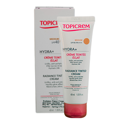 Topicrem | Hydra + Radiance Tinted Cream Medium | 40ml