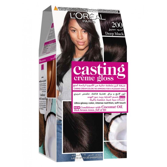 L&#039;Oreal Paris | Casting Crème Gloss Hair Color | 200 Deep B...
