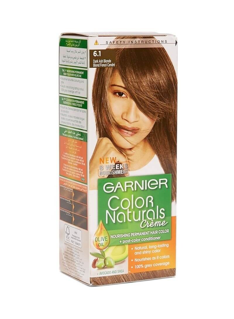 Garnier | Color Naturals Hair Color | 6.1 Dark Ash Blonde