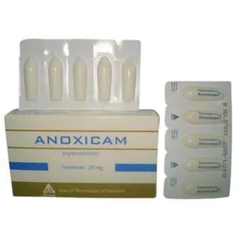 ANOXICAM 20 MG SUPP
