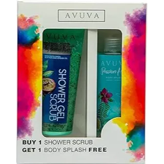 افوفا | سكرب الاستحمام باشن فروت | 185مل & افوفا | بودي سبلاش | 235مل