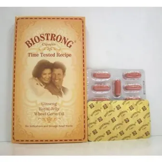 بيوسترونج كبسولات جنسنج للرجال والنساء للاعصاب والجنس | 21 كبسول