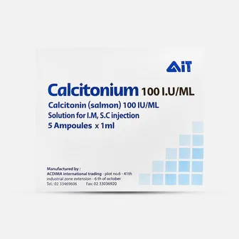 Calcitonium 100 I.U/Ml 5 Amp