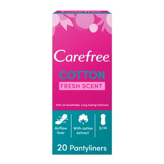 Carefree | Cotton Extract Fresh Scent Pad | 20 Pcs