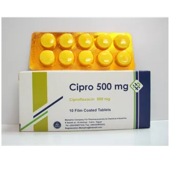 CIPRO 500 MG 10 TAB