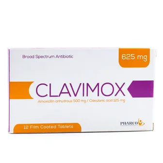 CLAVIMOX 625MG 12TAB