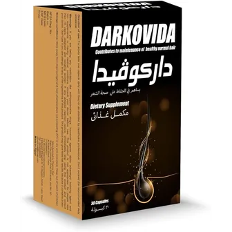داركوفيدا | مكمل غذائي للشعر | 30 كبسولة