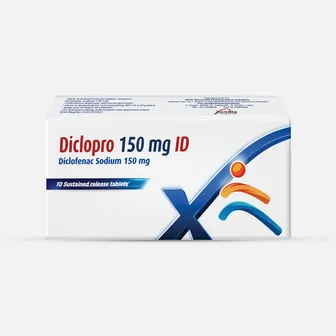 diclopro 150mg id 20tab