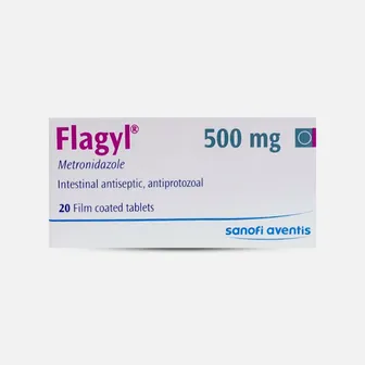 برشام فلاجيل 500 للالتهابات ومطهر معوي flagyl tablet | ٢٠ قرص