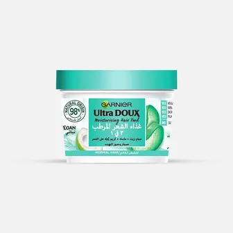 غارنييه | مستحضر ترطيب الشعر بخلاصة صبار الالوفيرا الترا دوكس 3 في 1 للشعر العادي | 390مل