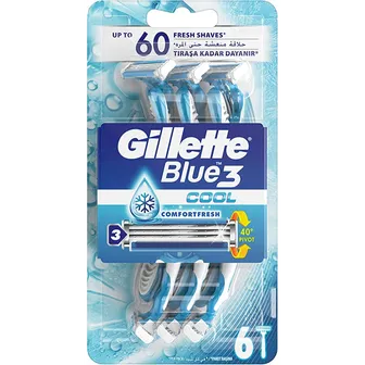 Gillette | Blue3 Cool Shaving Razors with Comfort Fresh Gel...