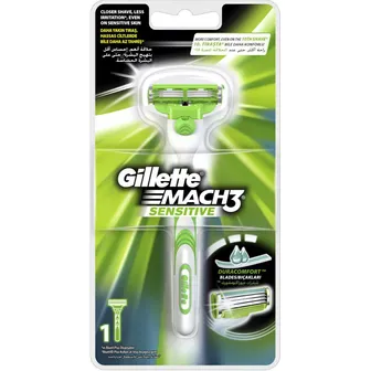 Gillette | Mach 3 Sensitive Men + Razor | 1 Pcs