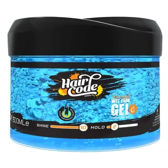 Hair Code | Tube Free Style Wet Look Hair Gel | 250ml