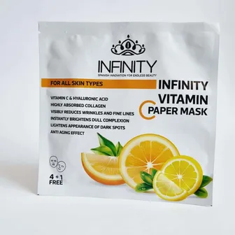 Infinity | Vitamin C Paper Mask | 20gm | 5 Sheets