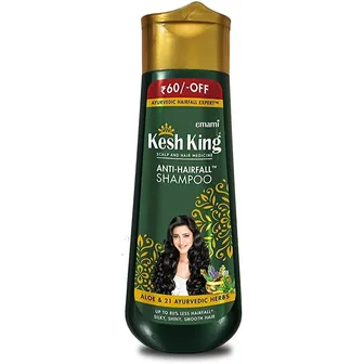 Kesh King | Anti Hairfall Shampoo with aloe | 340ml