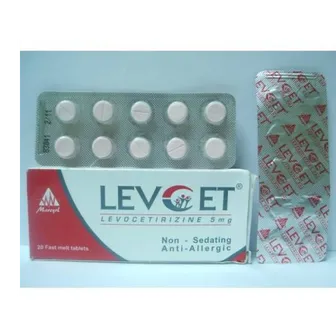 LEVCET 5MG 20TAB