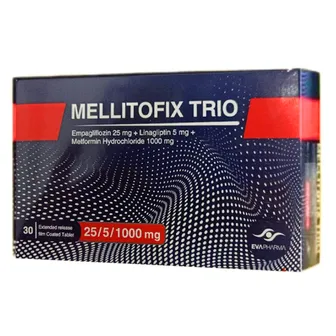 mellitofix trio 25/5/1000mg 30tab