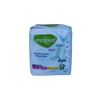 Molped | Pads Extra Hygiene Free Long | 8+1 Pcs