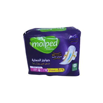 Molped | Pads Total Protection Free Long | 6+1 Pcs