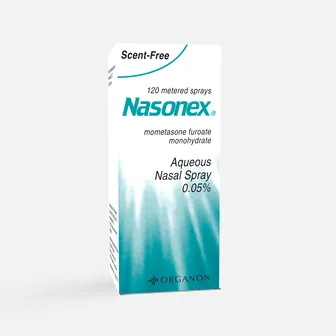 نازونيكس 0.05% بخاخ للانف موميتازون فيورات مونوهيدرات 120 بخة | 18جم