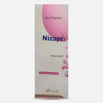 شامبو نيزابكس للقشرة والفطريات nizapex shampoo | ٨٠ مل