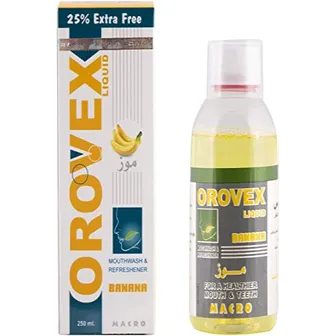 Orovex | Banana Mouthwash | 250ml