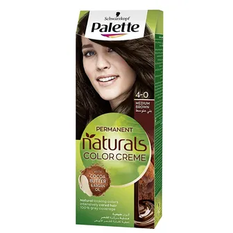 Palette | Permanent Naturals Color Creme 4-0 Medium Brown |...