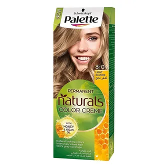 Palette | Permanent Naturals Color Creme 8-0 Light Blonde |...