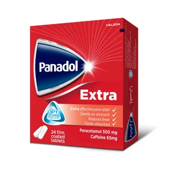 بانادول اكسترا اوبتيزورب لتخفيف إضافي مسكن فعال للألم والحمي | 24 قرص