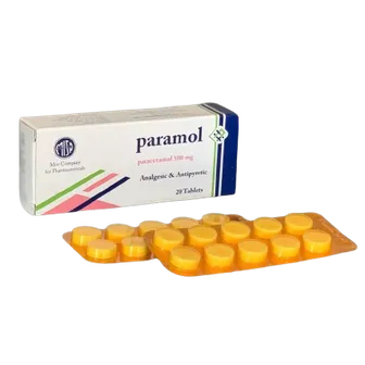 بارامول مسكن و خافض للحراره 500مج | 20 قرص