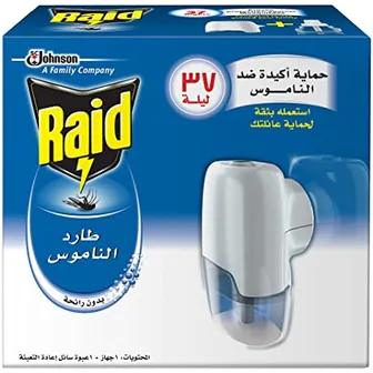 Raid | Liquid Mosquito Repellent Electric Diffuser with Ref...