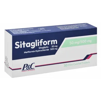 SITAGLIFORM 50/500MG 30TAB