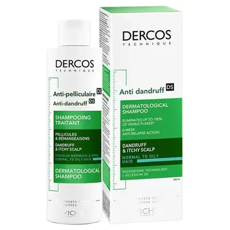 Vichy | Dercos Anti-Dandruff DVICHY DERCOS ANTI DANDRUFF NORMAL-OILY SHAMPOO 200MLS Dermatological Shampoo Dand...