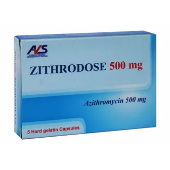 ZITHRODOSE 500 MG 5 CAP
